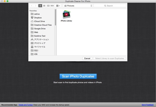 Duplicate cleaner for iphoto 03